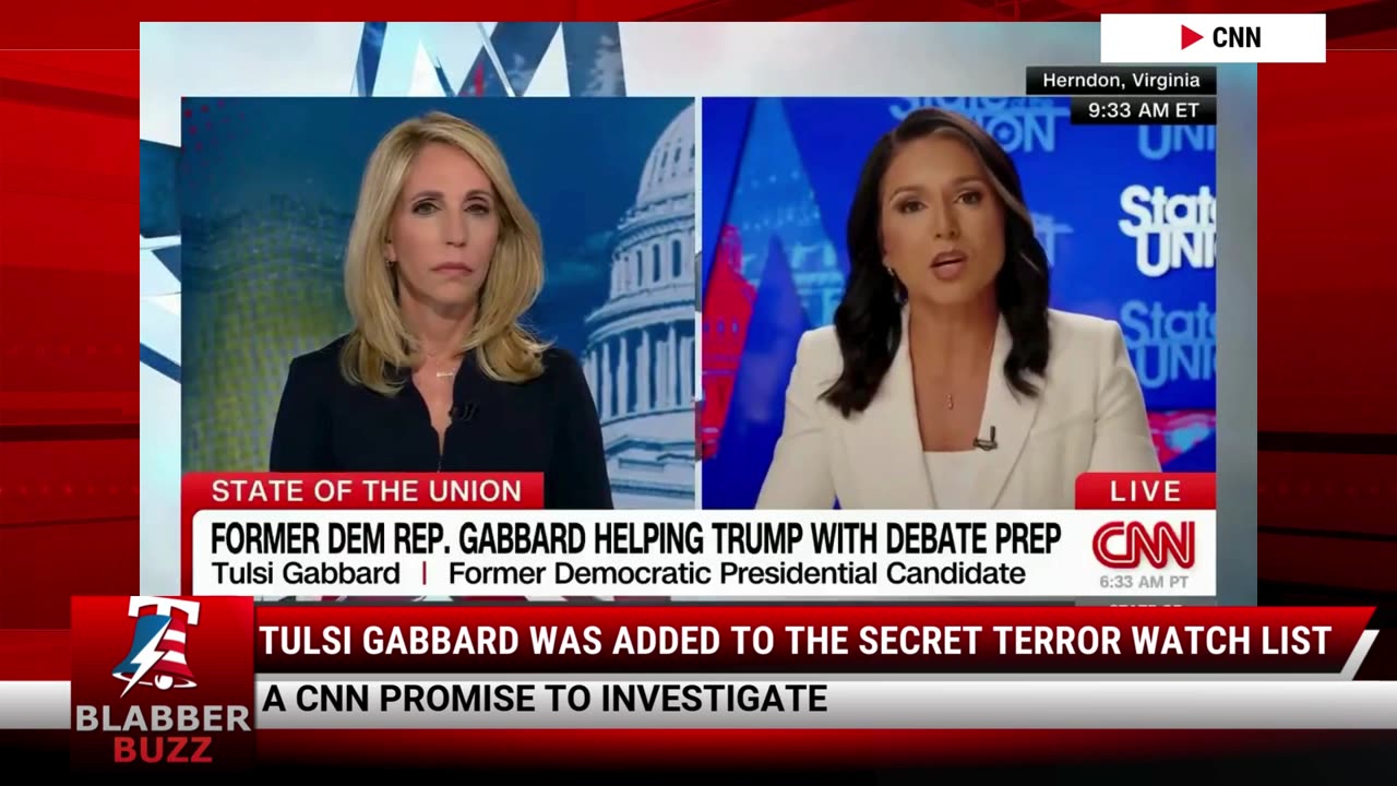 Tulsi Gabbard Was Added To The Secret Terror Watch List