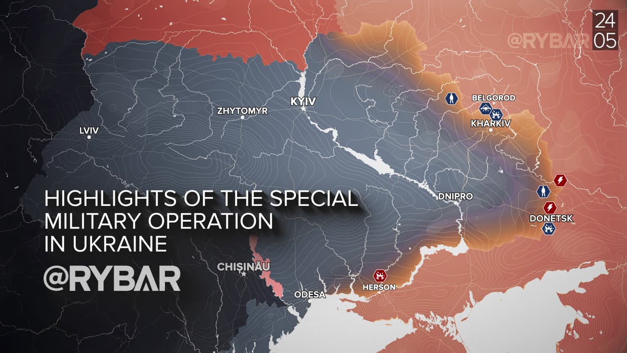 ❗️🇷🇺🇺🇦🎞 Rybar Daily Digest of the Special Military Operation: May 24, 2023