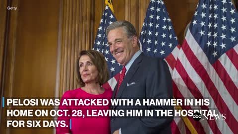 Paul Pelosi makes 1st public appearance since home attack