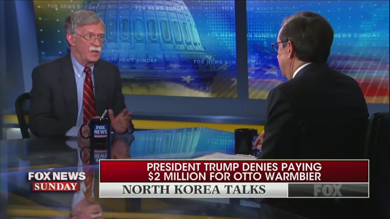 Bolton: Did not pay for Warmbier