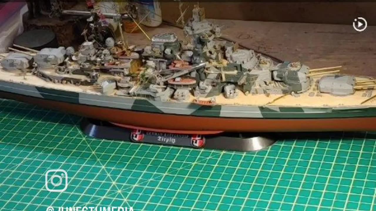 Tirpitz Battleship model