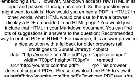 Display pdf image in markdown