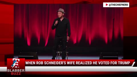 When Rob Schneider's Wife Realized He Voted For Trump