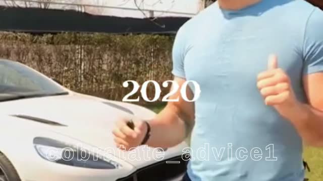 Andrew Tate all years