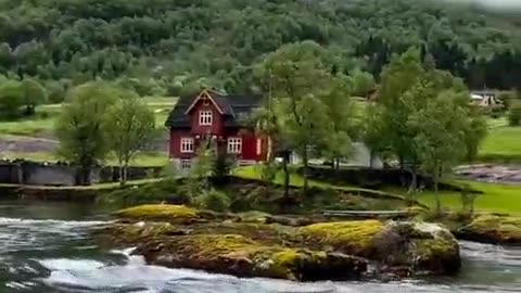 Lovatnet Lake in Norway