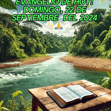 🙏✨¡Descubre el Evangelio de HOY! Domingo, 22 de Septiembre del 2024 ✨🙏