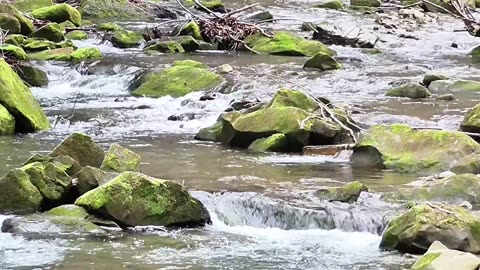 Water Flowing Over Rocks