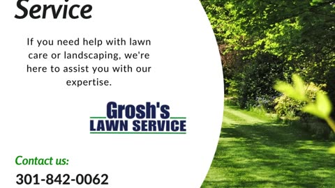 Landscape Contractor Needmore Pennsylvania Grosh's Lawn Service