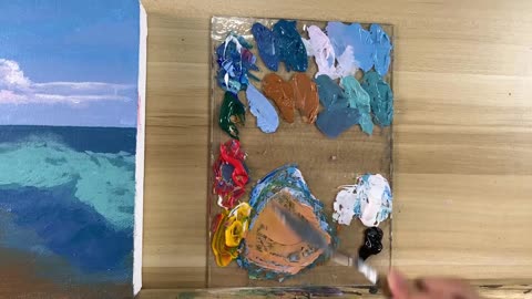How to Paint Waves / Acrylic Painting / Correa Art