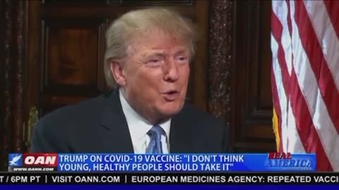 President Trump was asked about the large number of side effects from the vaccines