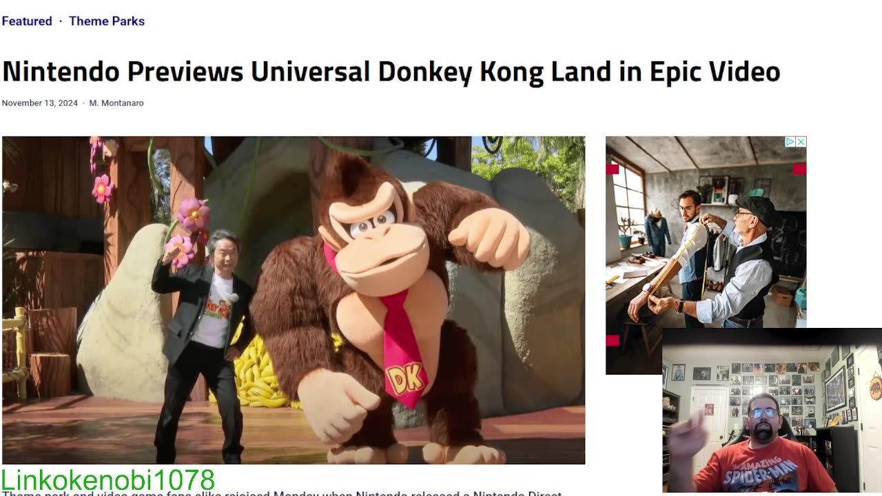 Nintendo Just Announced Donkey Kong Country In Universal Studios Japan
