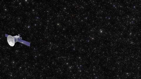 NASA released a video of a space craft colliding with an asteroid