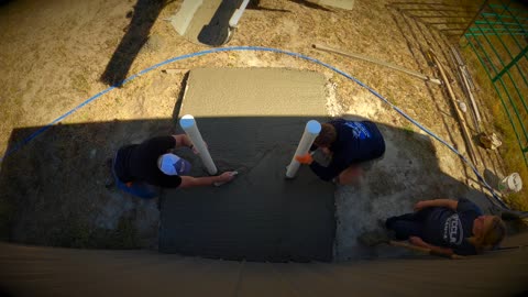Concrete Pour Show Steer Wash Rack