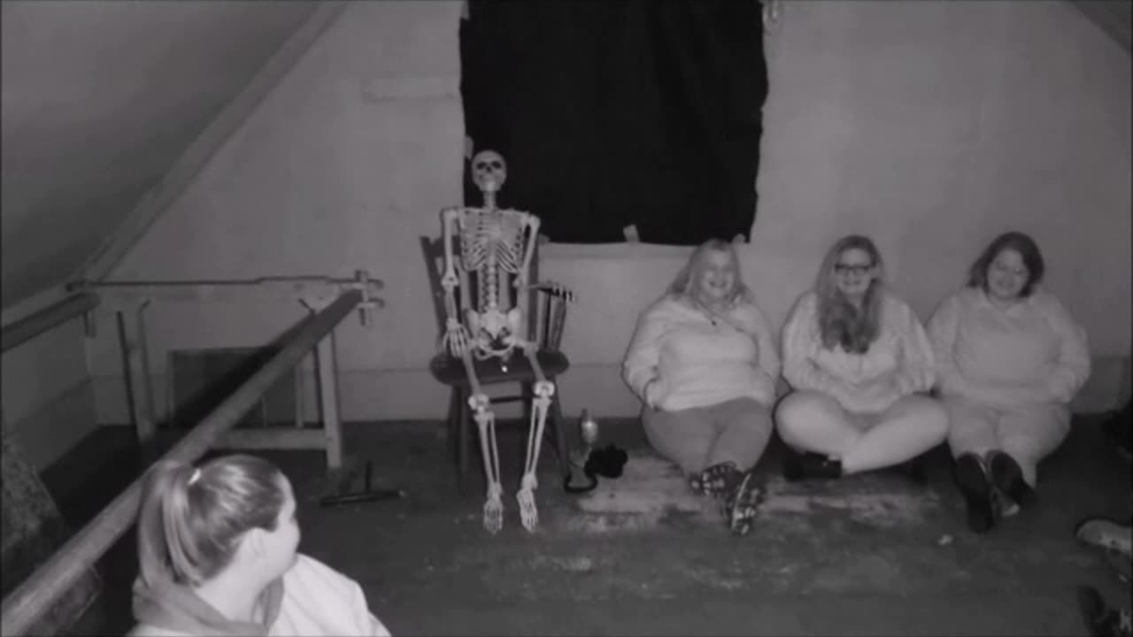 Skeleton likes Tim's dirty joke