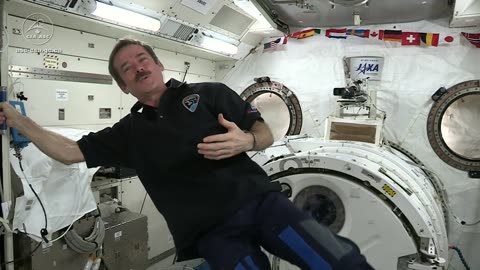 Sleeping in space 🌌🚀