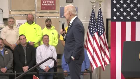 Biden speaks on his economic plan leading to a manufacturing boom in Michigan