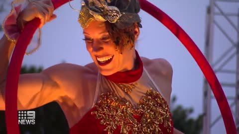 Sydney’s Botanic Gardens light up for inaugural ‘Noel’ festival | 9 News Australia