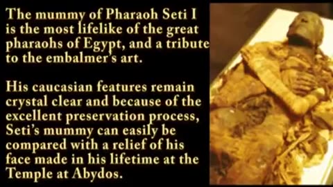 Blonde and Red-haired Mummies of Egypt - King Tut was Caucasian