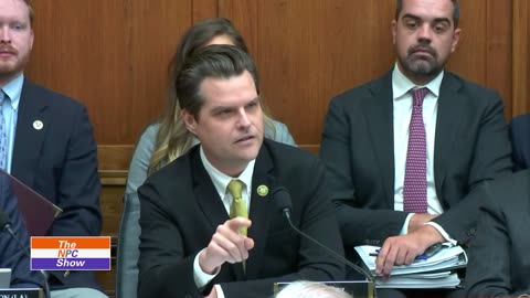 Matt Gaetz Grills Merrick Garland On Hunter Biden's Crooked Art Sales