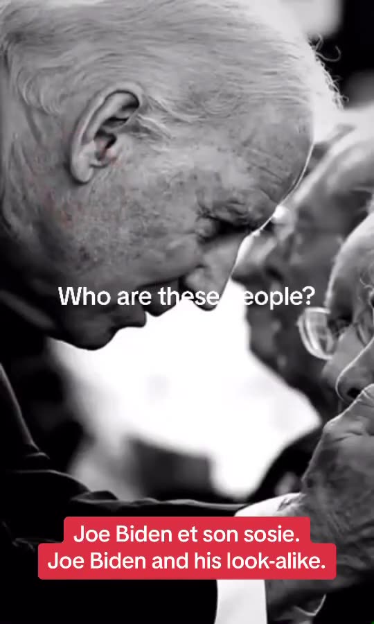 Joe Biden and his look-alike.