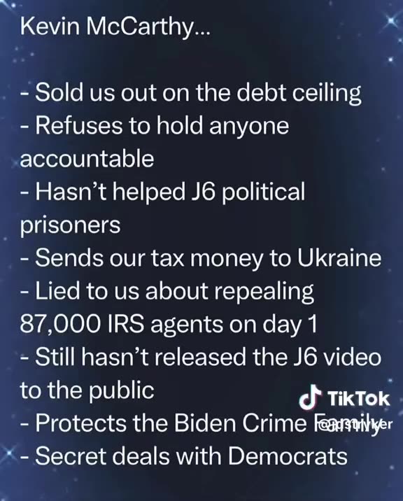 So Long, Farewell McCarthy!