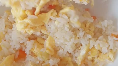 Easy Fried Rice Recipe in 3 minutes. No take out 🔥 #Rice #friedrice #food #howto #cooking #recipe