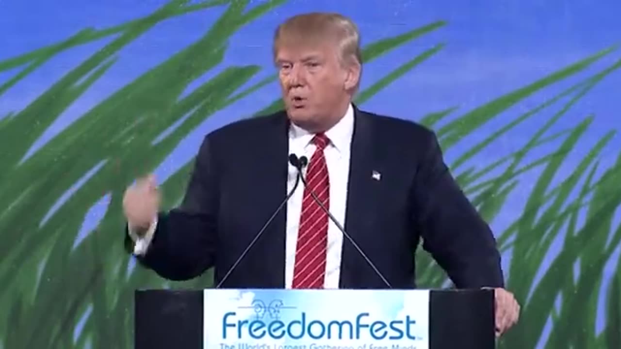 Loy Brunson Asks Donald Trump Questions at FreedomFest