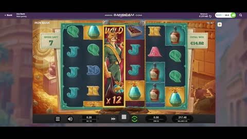 Iron Bank Paying 570x bet in feature!