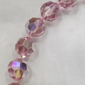 Handmade + Knotting Unique 16” Statement Necklace. Made with Swarovski Crystal