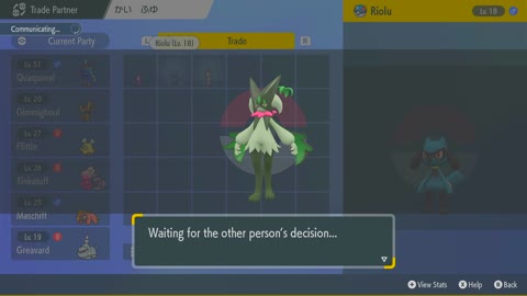 he wanted Riolu for Scarlet and Violet starter