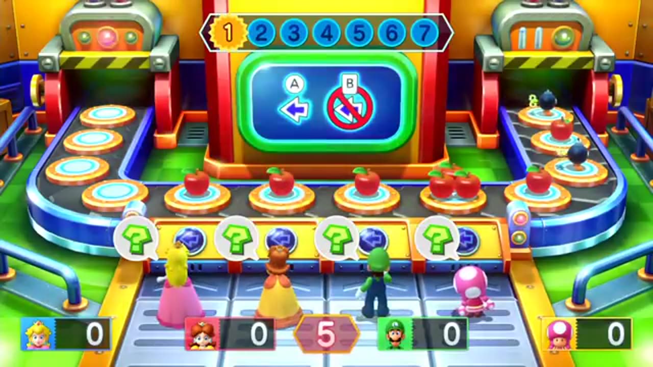Mario Party Series - All Lucky Minigames Mario wins (Master Difficulty)