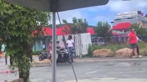 Two Women Got On A Motorbike For The First Time And Got Really Hurt