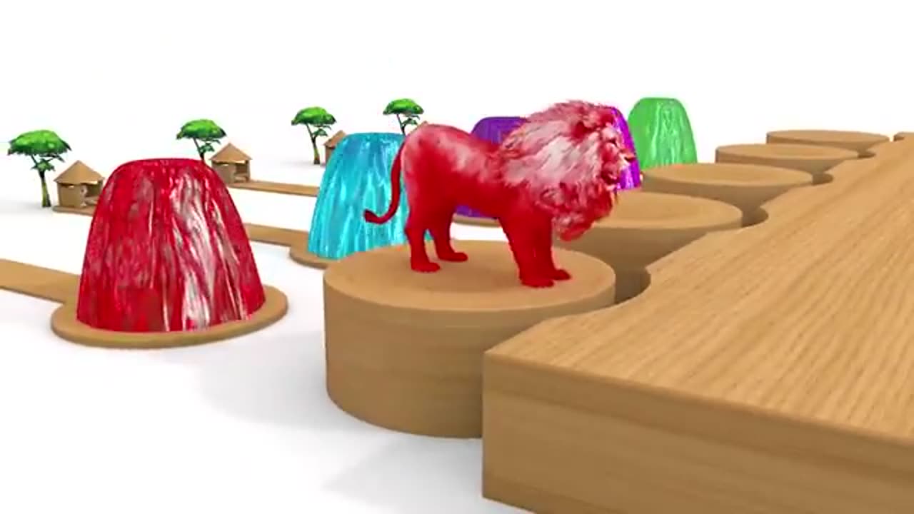 Old MacDonald Had A Farm _ Nursery Rhymes Songs With Farm animals are transformed into wildlife
