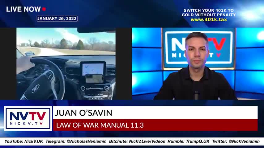 Juan O Savin 1/26/22
