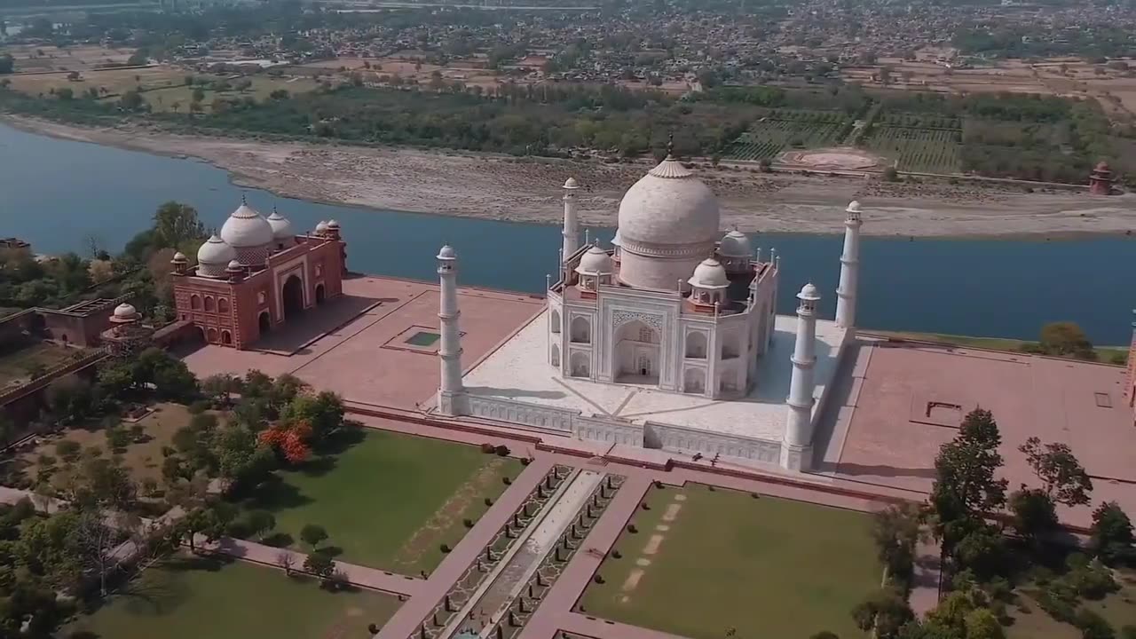 TAJ MAHAL is one of the seven wonders cinematic video