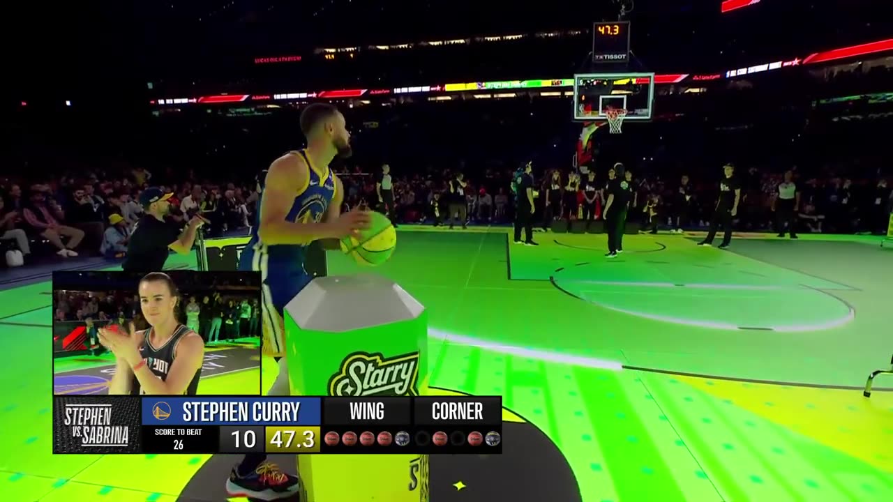 The FULL Stephen vs. Sabrina 3-Point Challenge | 2024