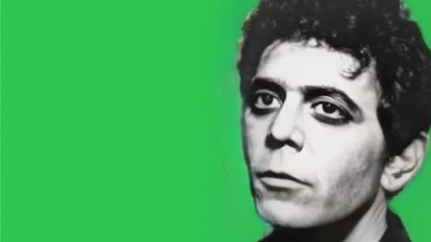 LOU REED DEEP FAKE GREEN SCREEN