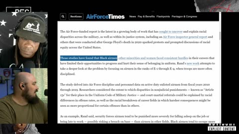 Airforcetimes CLAIMS NJP and Court Martials Target Black Airman More Than White Airman