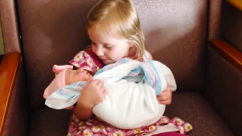 Funny Siblings First Meeting Newborn Baby