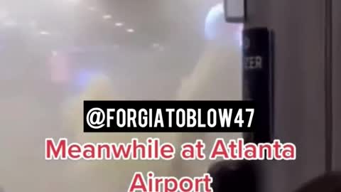 Antifa shows up Atlanta airport