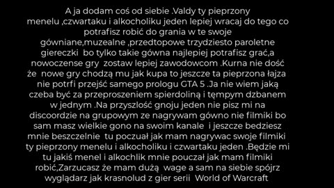 Valdy głupia ,tempa łajza nie potrafi przejść prologu w GTA 5