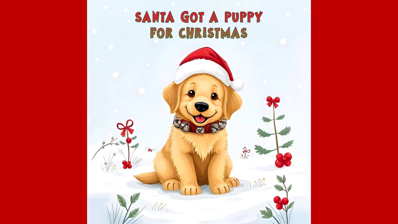 Santa Got A Puppy For Christmas