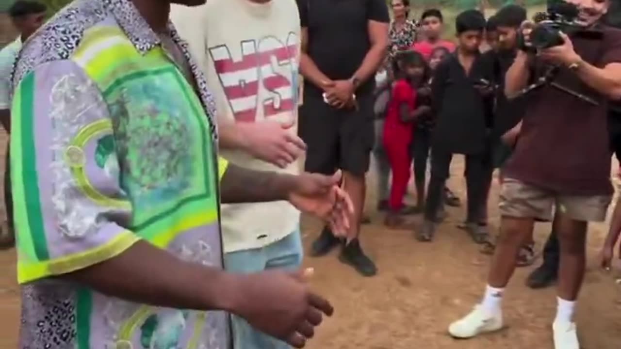 KSI Make Kids in India Sing “From the Screen to the Ring” Verse From His Song 'Thick of It'