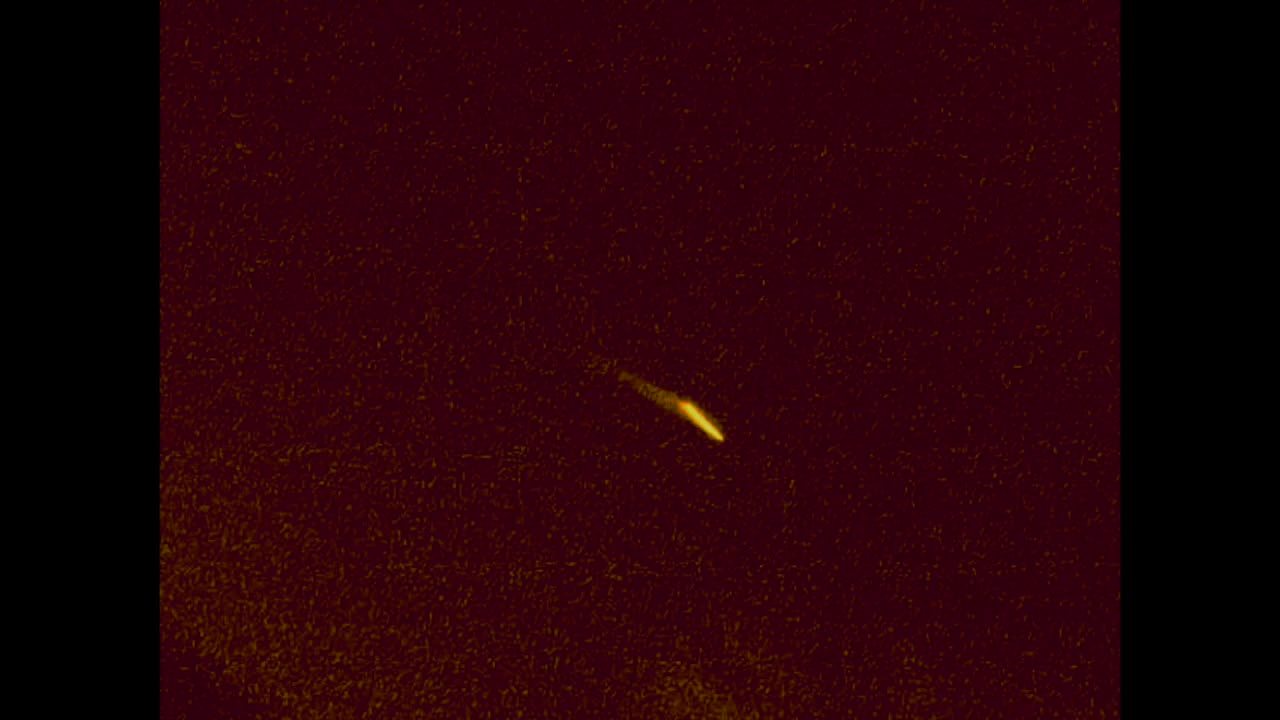 a Real Ufo Crashing to the Ground...filmed in Infrared spectrum on March 7th 2024