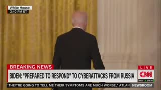 Biden Says He Will Keep Us Informed Right Before Leaving