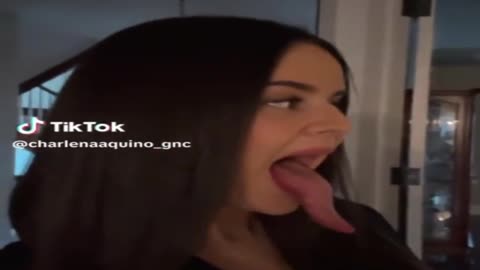 Girls With Long Tongs - Big bank tiktok challenge 🔥🔥❤️‍🔥ClipchampGirls #twerkmusic #gym #fit #workout