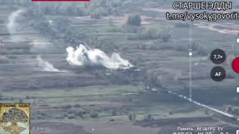 ロシア軍によるテルヌィ砲撃映像