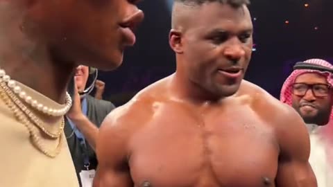 Israel Adesanya and Kamaru Usman were all love to Francis Ngannou last night.