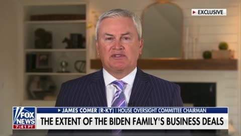 Congressman Comer Reveals Key New Details Surrounding The Biden Crime Family