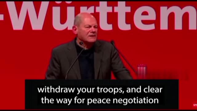 Olaf Scholz finally expresses Germany's clear position on the war